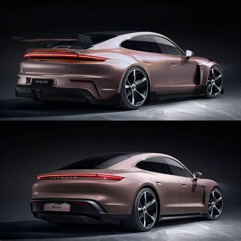 Porsche Taycan Custom Body Kit By Avante Design House K B Med Levering