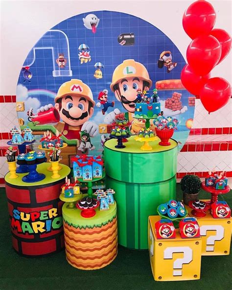 Fiesta De Super Mario Bros Mario Bros Party Super Mario Bros Party Mario Bros Birthday