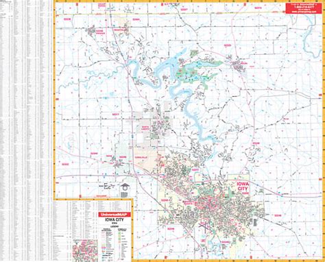 Iowa Road Maps Detailed Travel Tourist Driving