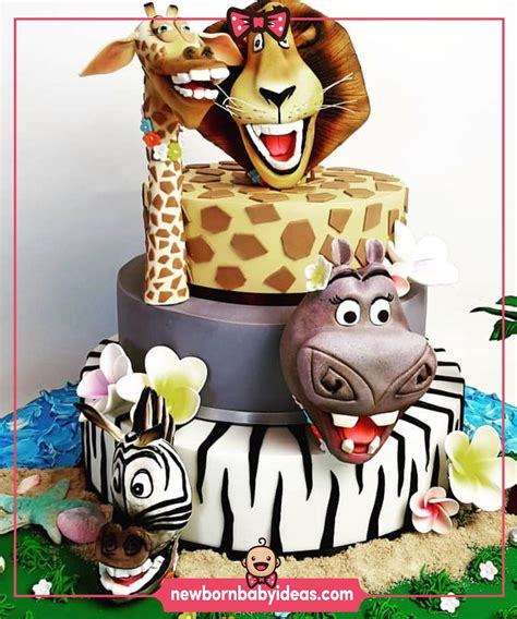 For my daughter's sixth birthday party she wanted a madagascar birthday so both girls and boys could come. Madagascar theme birthday cake.