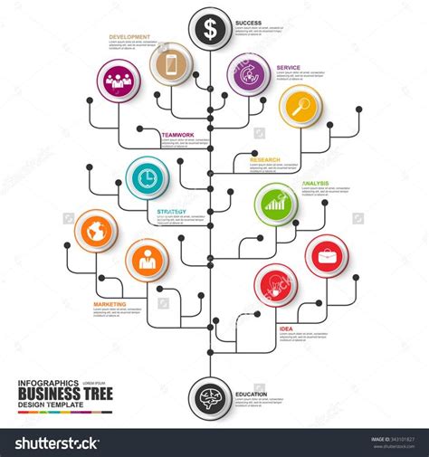 Download stock-vector-thin-line-infographic-tree-vector-design ...