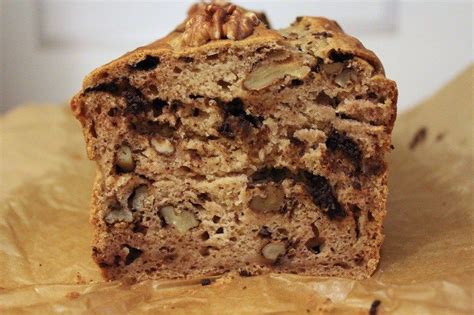 Chocolade Banaan Walnut Cake Zonder Suiker Bloem En Melk Aanpassen