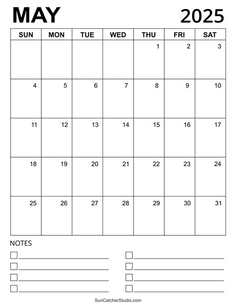 May 2025 Calendar Free Printable Diy Projects Patterns Monograms