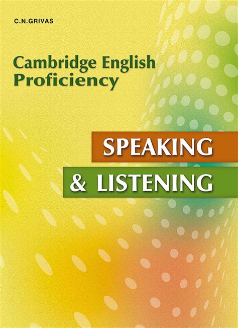 Grivas Publications Cy Speaking And Listening For The Cambridge English