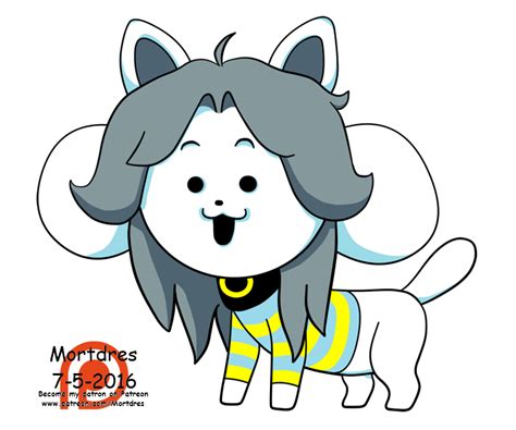 Temmie Undertale By Mortdres On Deviantart