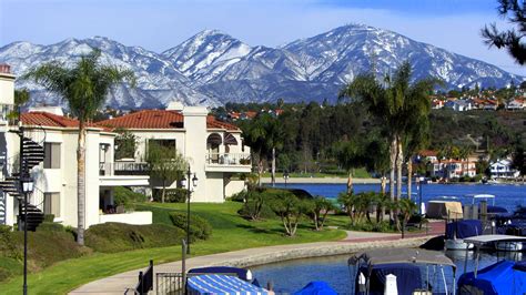 Snow on Saddleback Mountain in Orange County, California ...