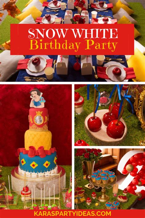 Snow White 1st Birthday Party Ideas Birthday Cake Images