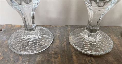 Libbey Glass Chivalry Clear Set Of 4 Water Goblets Ebay
