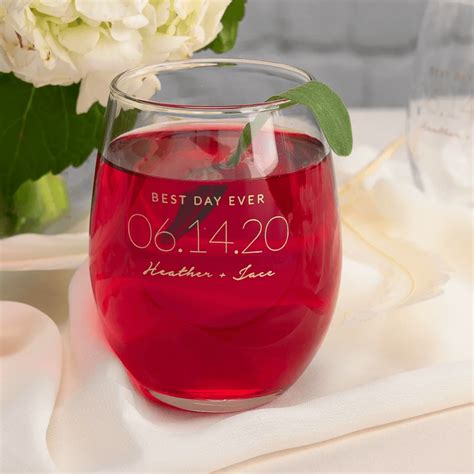 6 Best Places To Buy Wedding Glasses In Bulk Emmaline Bride Wine Glass Stemless Wine Glass