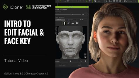 Iclone 8 And Cc4 Tutorial Introduction To Edit Facial And Face Key Youtube