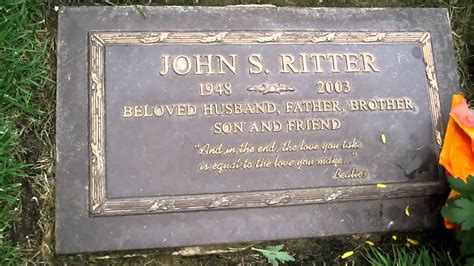 John Ritters Gravesite Youtube
