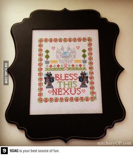 Sassy lady stitch design source: league of legends cross stitch | League of Legends cross ...