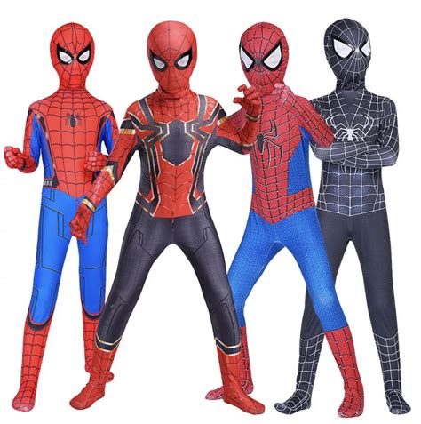 Halloween Kids Baby Boys Spiderman Costume Fancy Dress Cosplay Zentai