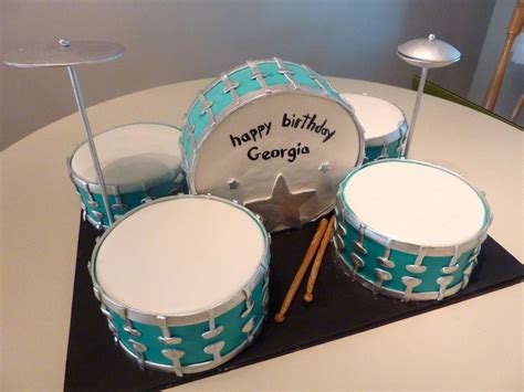 Pin Coolest Drum Cake 7 Cake On Pinterest Drum Cake Drum Birthday
