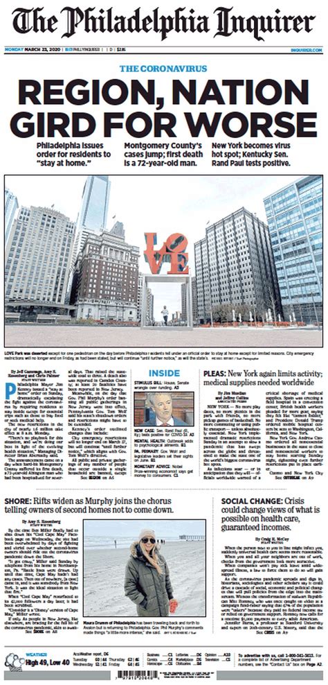 Coronavirus live updates for Philadelphia, Pennsylvania, and New Jersey