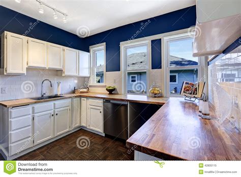 Check spelling or type a new query. Kitchen Interior In Bright Navy And White Colors Stock ...
