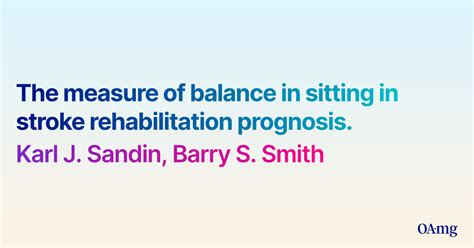 Pdf The Measure Of Balance In Sitting In Stroke Rehabilitation