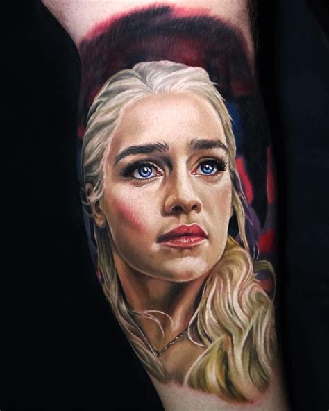 Daenerys Targaryen Tattoo By Jordan Croke With Images Targaryen Tattoo Daenerys Targaryen
