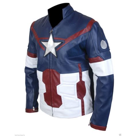 Avengers Age Of Ultron Captain America Jacket