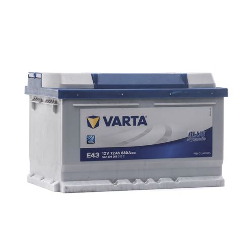 Starter Battery Varta Blue Dynamic 12v 72ah 680a B13 Lead Acid Battery