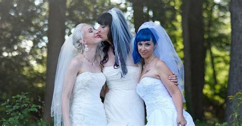 Here Come The Brides The Worlds First Married Lesbian Threesome