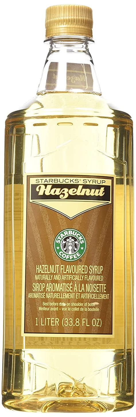 Starbucks Hazelnut Syrup Liter Walmart Com