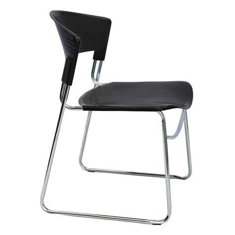 Stackable chairs and stools are great for lunch rooms, company events and extra conference room seating. Epic Office Furniture Stackable Visitors Chair