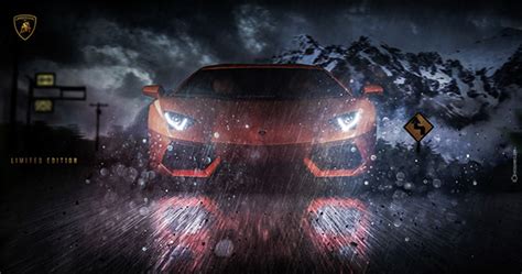 Lamborghini Aventador On Behance
