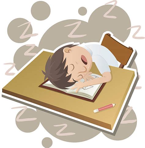 Sleeping In Classroom Illustrations Royalty Free Vector Graphics