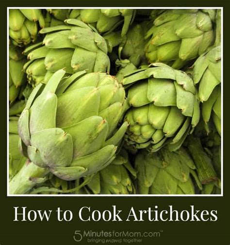 Once the heart is revealed, snap off any last tough outer leaves, and slice an inch off the top of the artichoke, through all of the leaves. Let's Cook Artichokes - 5 Minutes for Mom