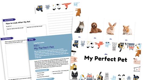 My Perfect Pet Ks1 Worksheets And Activities Plazoom