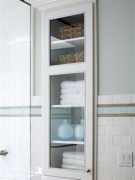 Recessed Storage In A Bathroom You Can Fit It Between The Studs