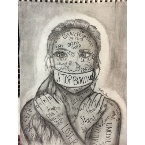 Yawd provides for you free bullying drawing cliparts. STOP BULLYING Drawing by me | Stop bullying, Sketches ...
