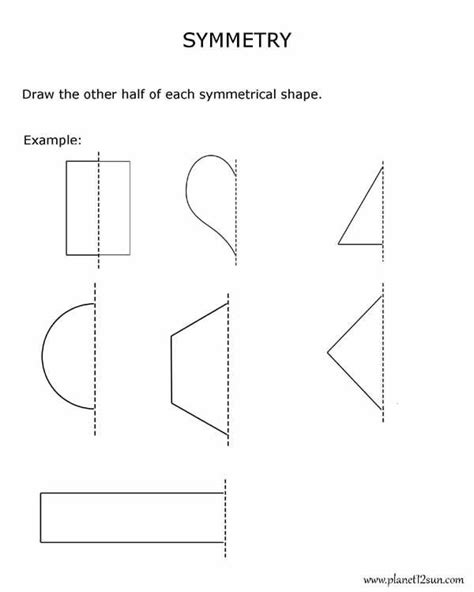 Symmetry Quiz Worksheets | 99Worksheets