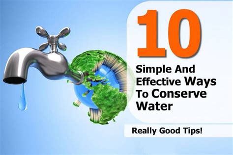 The Top 10 Tips For Saving Water Ways To Conserve Water Water