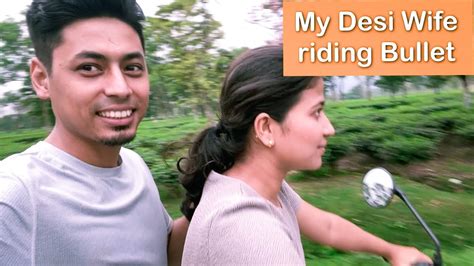 Desi Wife Riding Bullet Youtube
