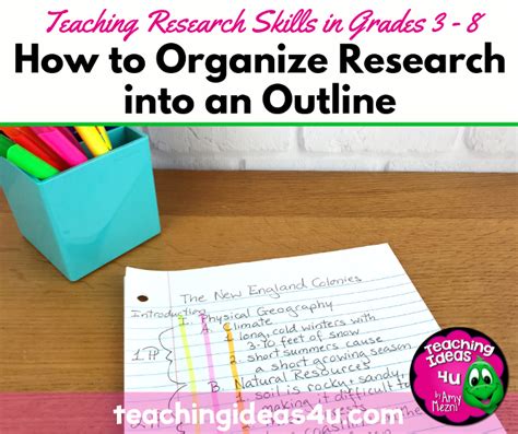 Tags:how to teach young learners ideas and tips kids teaching kids online обучение детей английскому. How to Organize a Research Paper Outline - Teaching ...