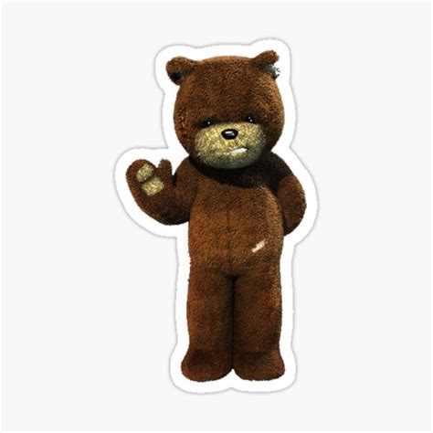 Naughty Bear Sticker For Sale By Naughty Bear505 Redbubble