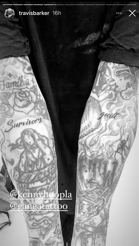 Travis barker and dj am's plane crash. Travis Barker Gets Deeply Sad & Personal Tattoo ...