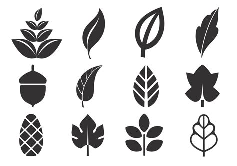 Abstract Leaf Vector Pack 58607 Vector Art at Vecteezy