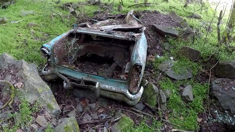 Half Buried Classic Car What Happened Youtube