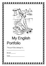 portfolio cover worksheets
