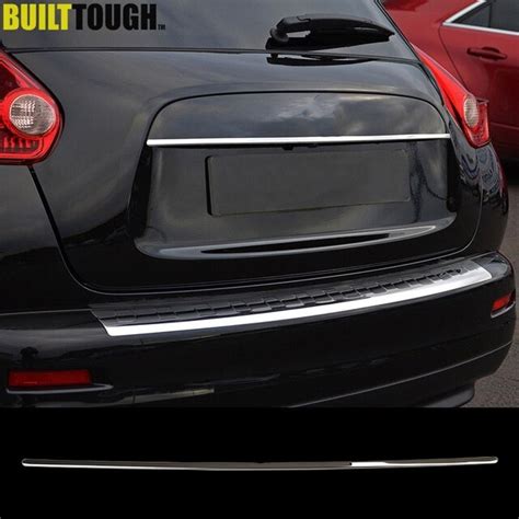Tail Gate Cover Trim For Nissan Juke Chrome Rear Trunk Door