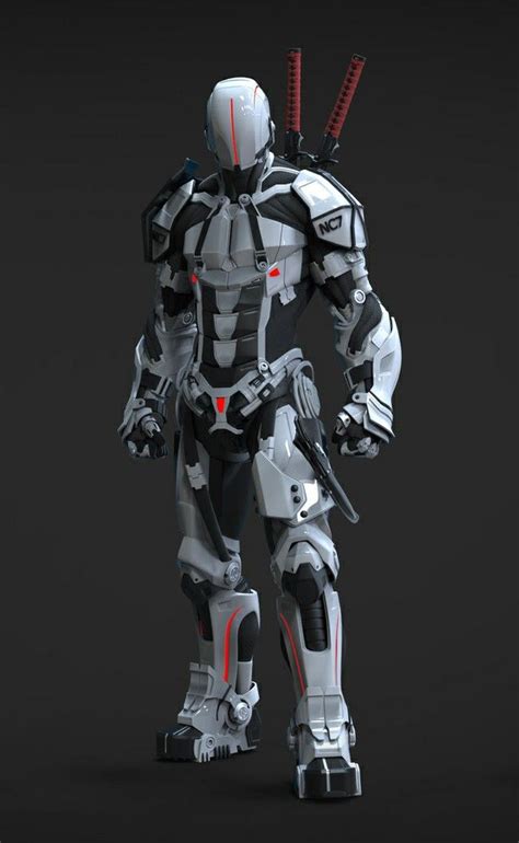 Pin By Unawiel On Armures Robot Concept Art Robots Concept Futuristic Armour