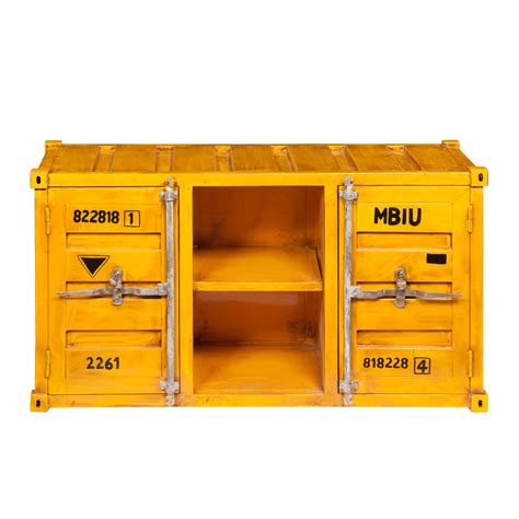 Discover our planner tool for bestå storage. TV-Lowboard im Container-Design aus Metall, B 129 cm, gelb ...