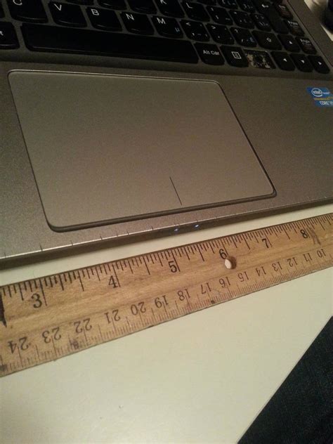 Mark A Ruler Onto Your Laptop Body For Easy Use Instructables