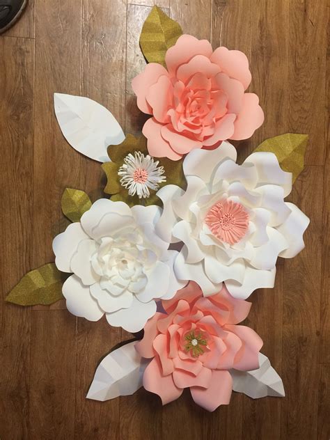 Cardstock Paper Flowers For Sale 15 Medium Size Rose Using Only 12 Sheets Of Cardstock