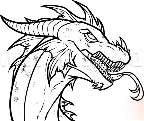Find 25 free printable dragon coloring pages. Easy Drawings Of Dragon Easy To Draw Dragons Dragon Easy Drawing At Getdrawings | Dragon drawing ...