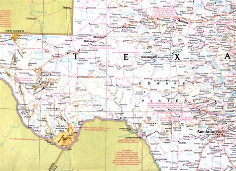 Interstate 10 Mile Marker Map Map Of The World