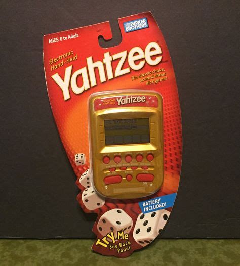 Yahtzee Gold Electronic Hand Held Game Parker Brothers 2004 Sealed